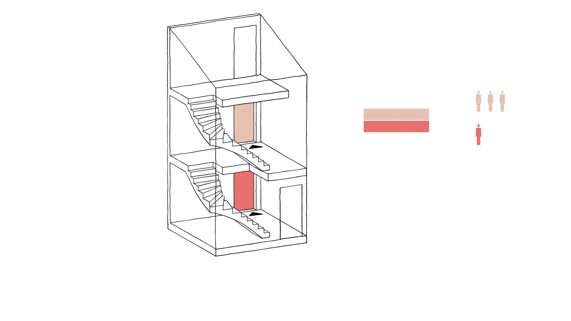Les portes palières sont réinstallées.