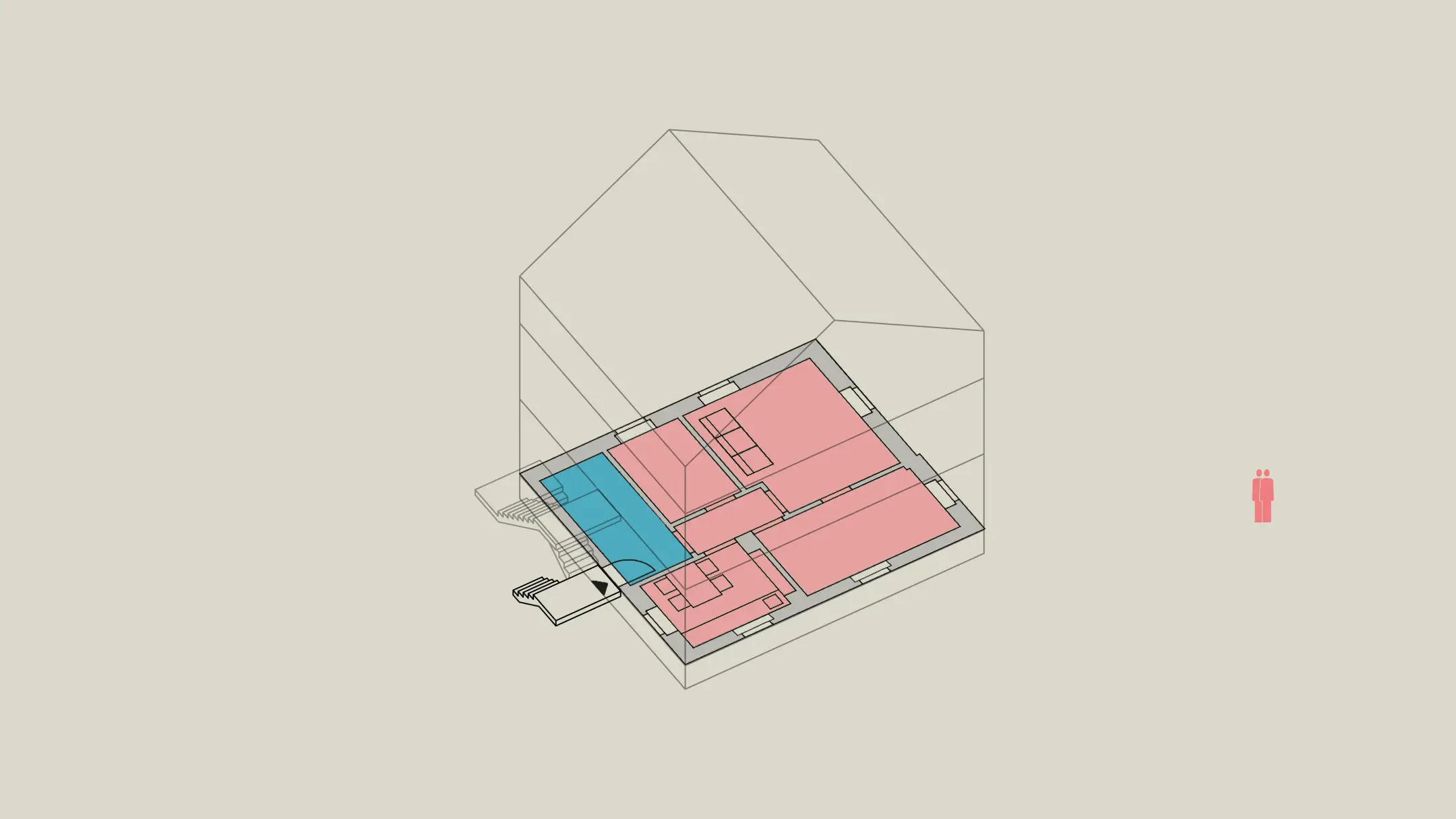 Diese Fläche bildet die Umbaureserve.