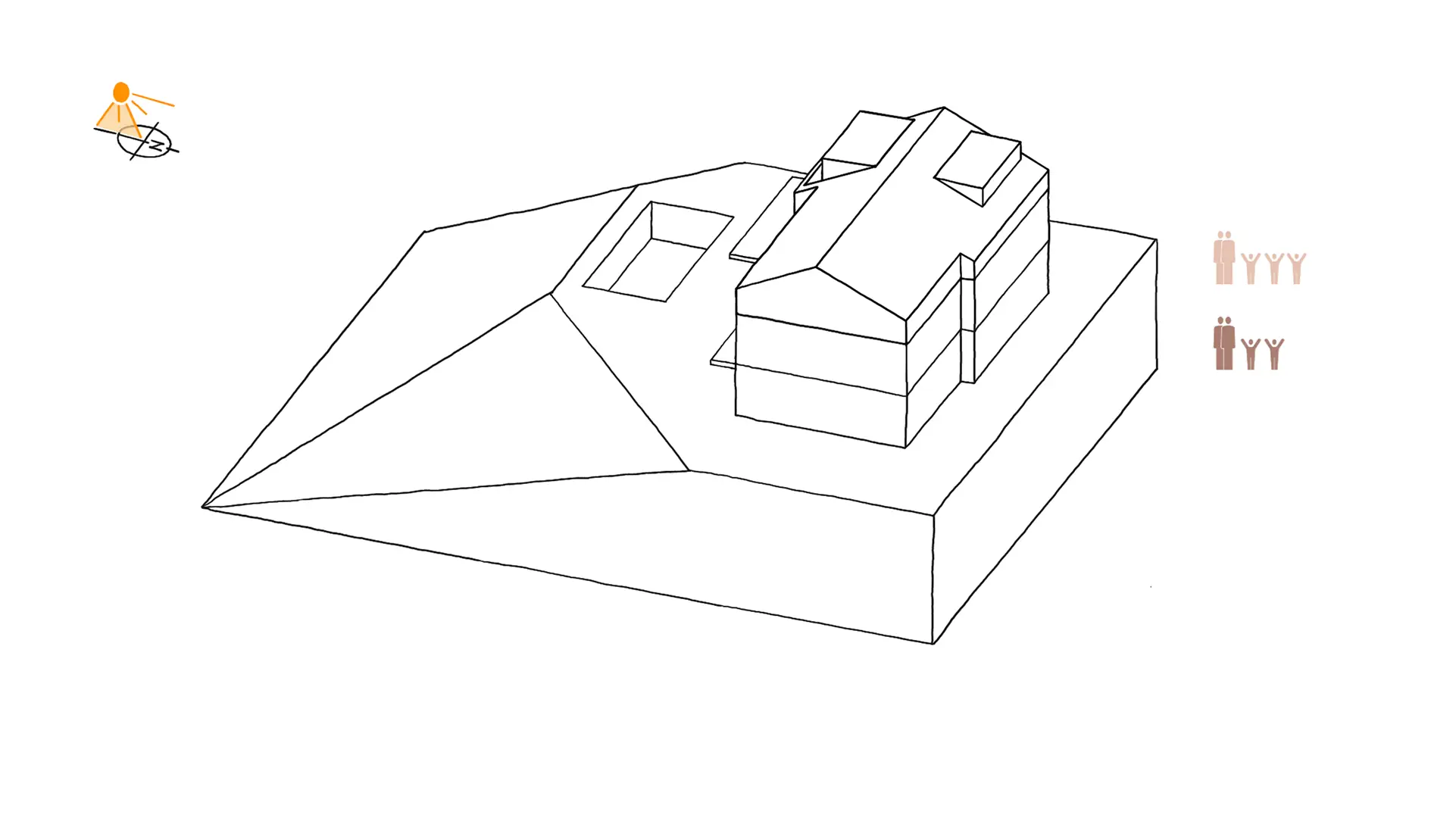 Deux de ses enfants souhaitent habiter la maison et les espaces doivent être réorganisés.