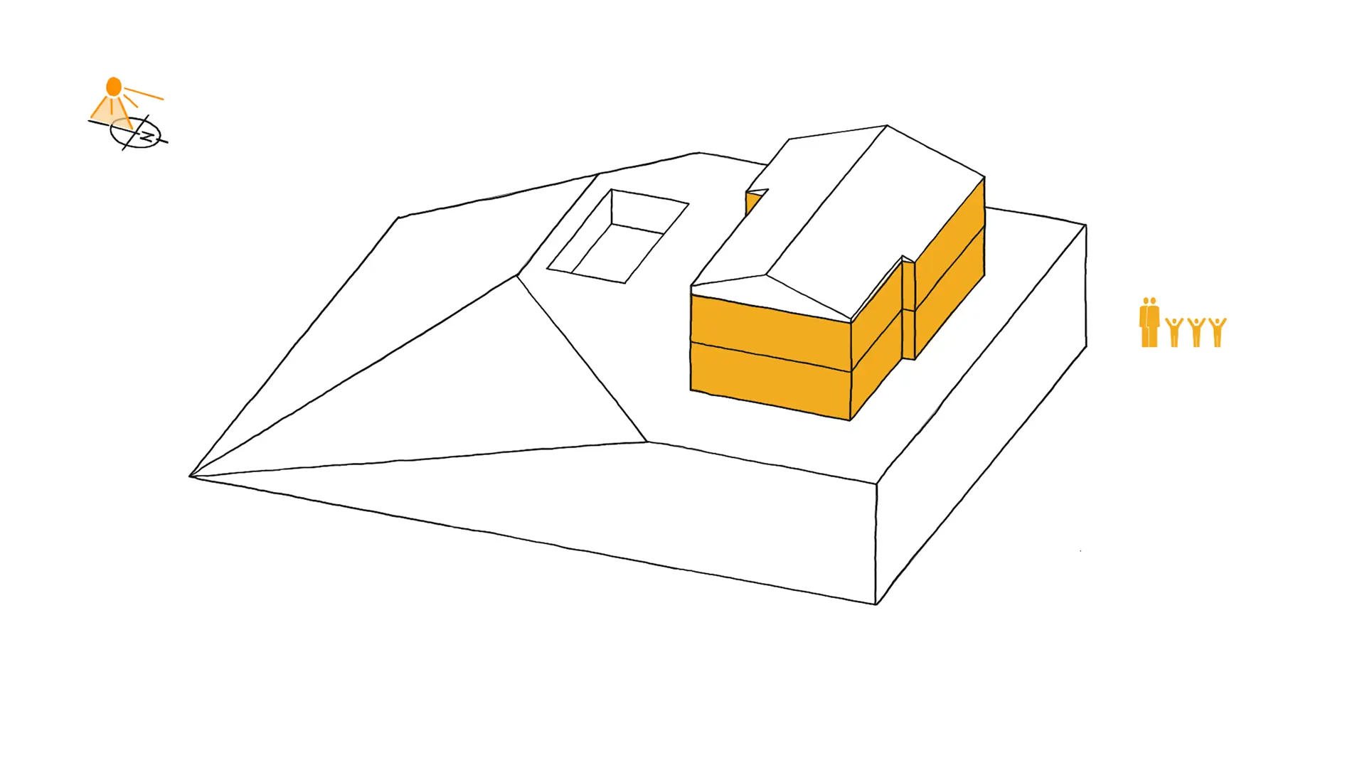 La maison a été habitée comme une villa individuelle.