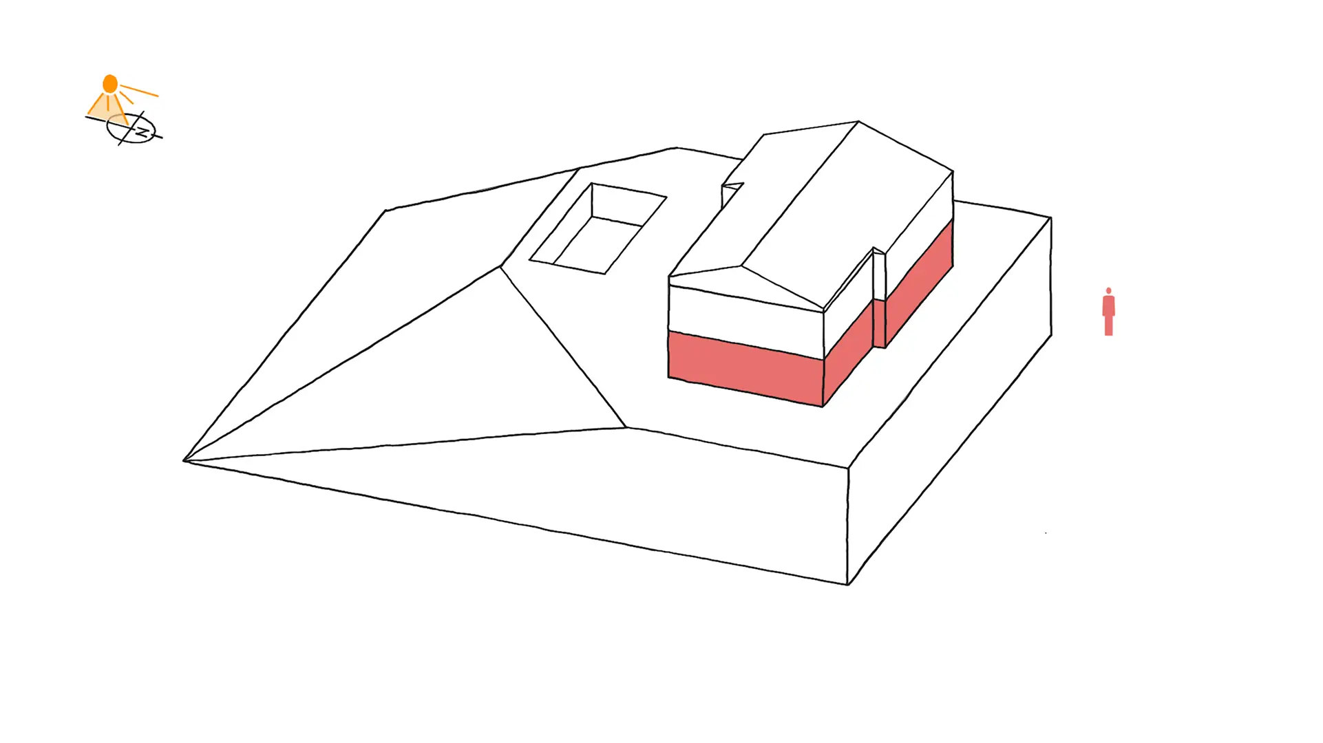 Lorsque les enfants quittent le foyer définitivement, Madame B. transforme la maison.