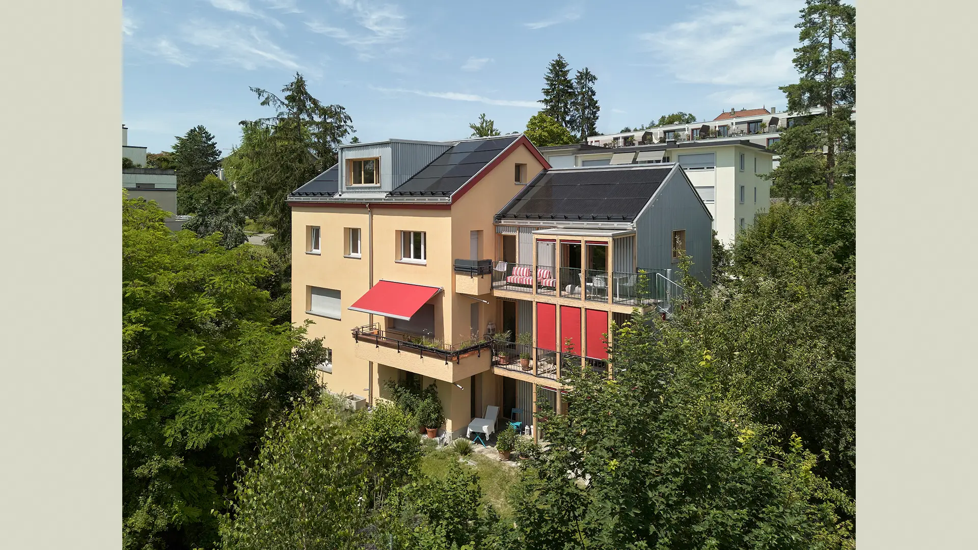La maison transformée (baubüro in situ, photographie © Tim Kurz).